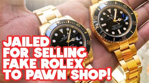 pawn fake watch|Two men jailed for cheating pawnshops of $104,000 using fake watches.